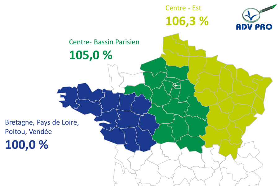 resultat rendement mais grain adevey